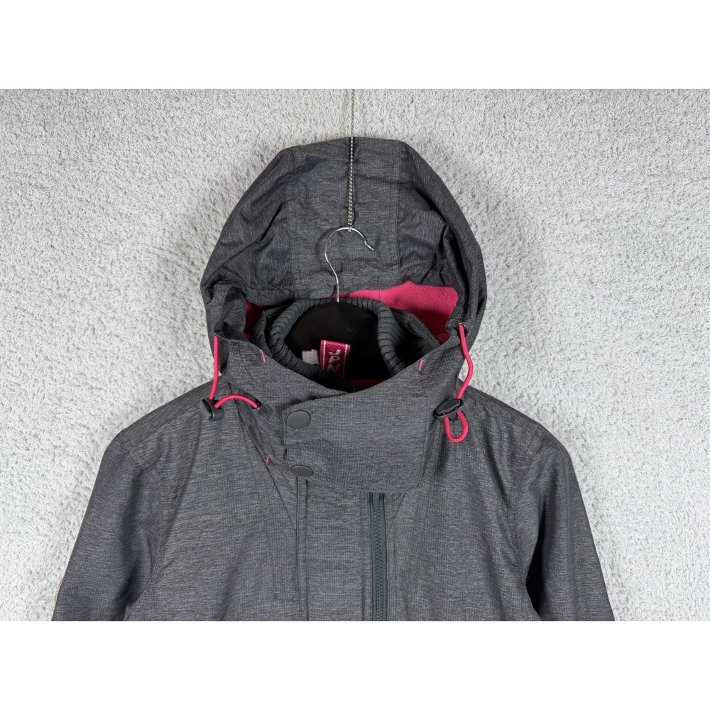 SUPERDRY Womens Windcheater Hooded Windbreaker Jacket Japan Size XS Gray - Picture 4 of 8